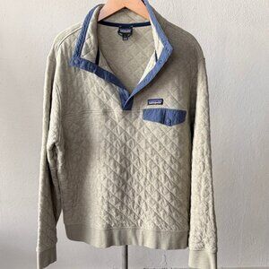 Patagonia Organic Cotton Quilt Snap-T Pullover Mens Large